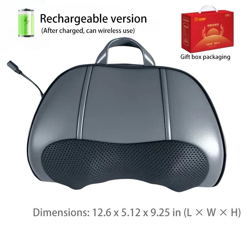 VeloPillow Shiatsu Heat Massage Pillow