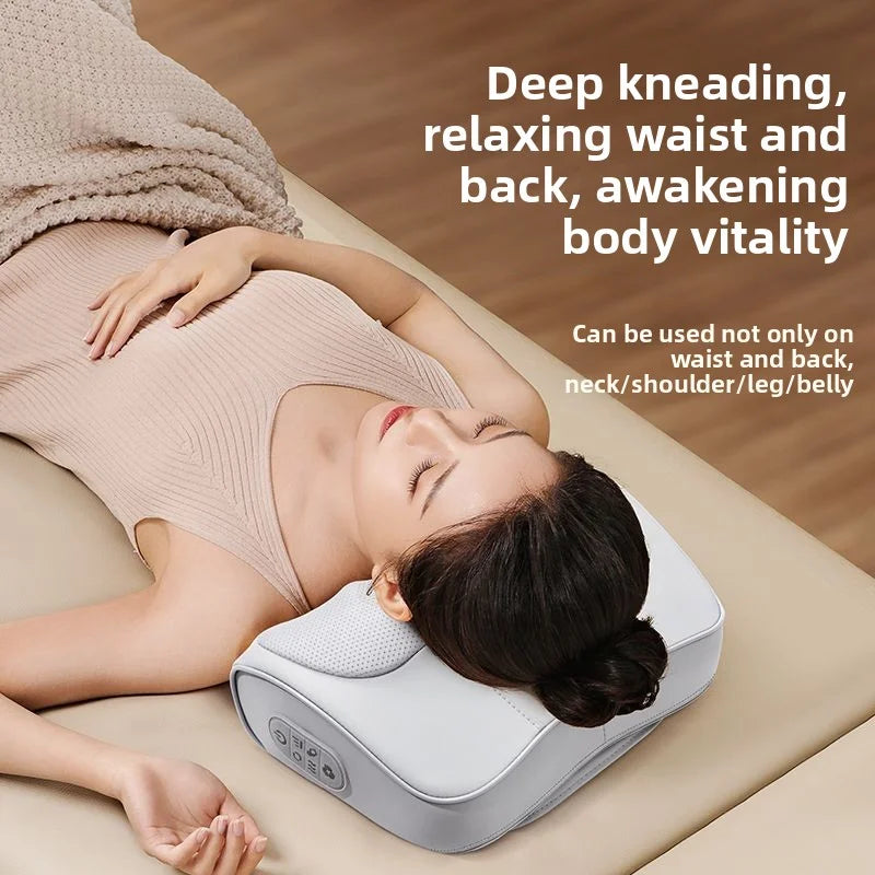 VeloPillow Shiatsu Heat Massage Pillow