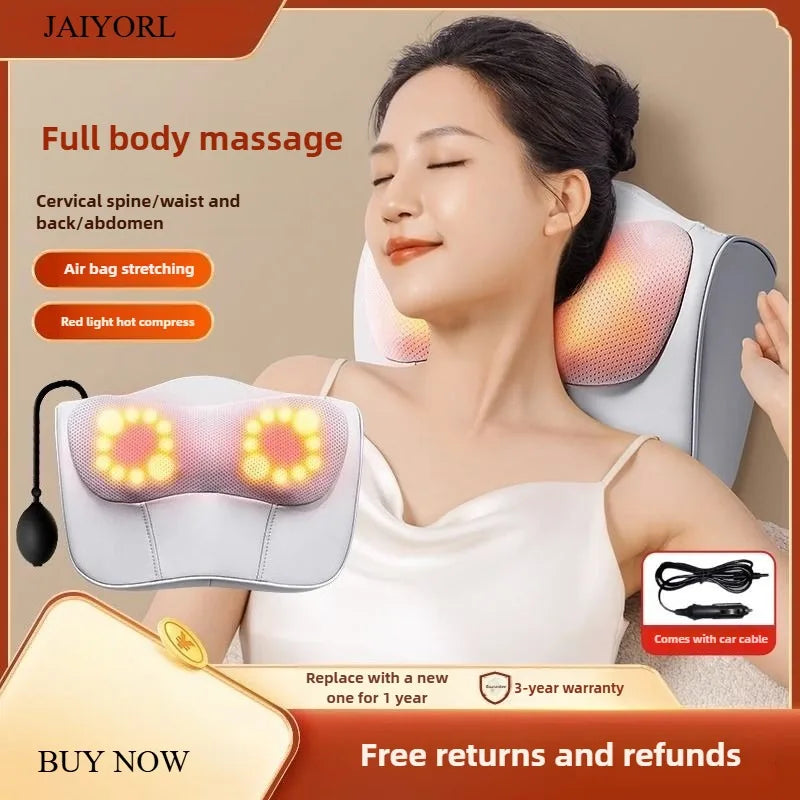 VeloPillow Shiatsu Heat Massage Pillow